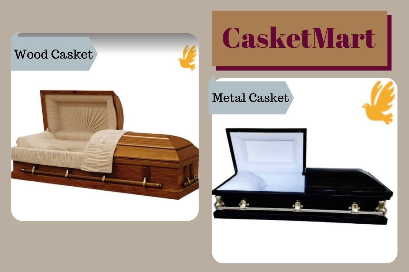 Comparing between Metal and Wood Casket