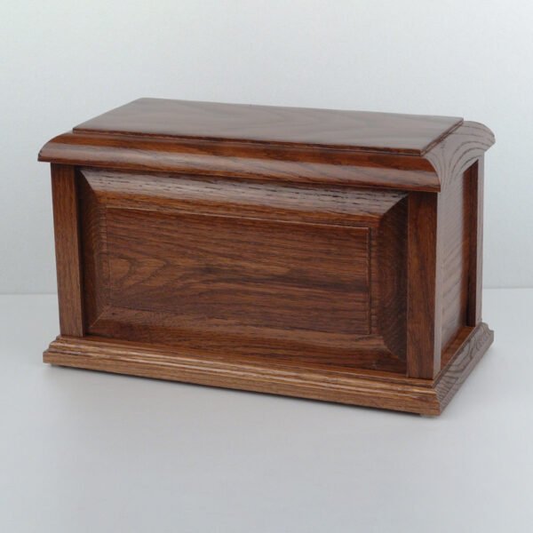 Contemporary Solid Wood Urn